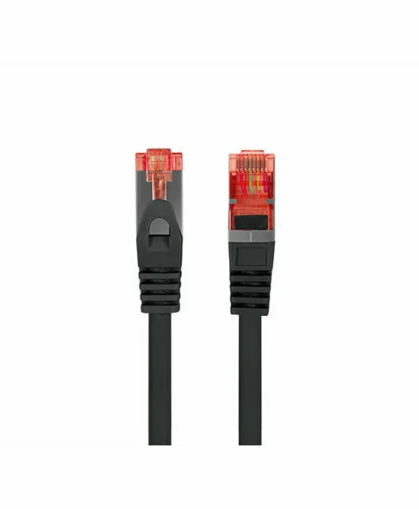 Lanberg F/UTP Cat.6 Καλώδιο Δικτύου Ethernet 1m Μαύρο 1τμχ PCF6-10CU-0100-BK