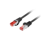 Lanberg F/UTP Cat.6 Καλώδιο Δικτύου Ethernet 1m Μαύρο 1τμχ PCF6-10CU-0100-BK - Image 2