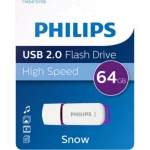 Philips Snow 64GB USB 2.0 Stick Μωβ FM64FD70B/00 - Image 9