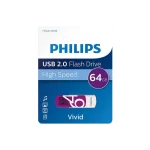 Philips Vivid Edition 64GB USB 2.0 Stick Μωβ FM64FD05B/00 - Image 2