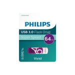 Philips Vivid Edition 64GB USB 3.0 Stick Μωβ FM64FD00B/00 - Image 2