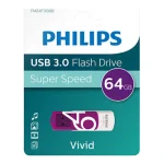 Philips Vivid Edition 64GB USB 3.0 Stick Μωβ FM64FD00B/00 - Image 4