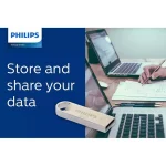 Philips Moon 16GB USB 2.0 Stick Ασημί FM16FD160B/00 - Image 3