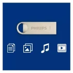 Philips Moon 16GB USB 2.0 Stick Ασημί FM16FD160B/00 - Image 4