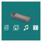 Philips Moon 128GB USB 3.1 Stick Ασημί FM12FD165B/00 - Image 5