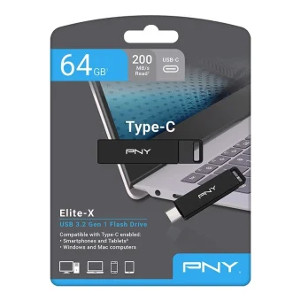 PNY 64GB USB 3.2 Stick P-FDI64GELTXC-GE