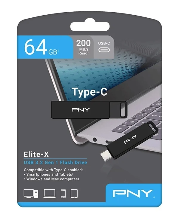 PNY 64GB USB 3.2 Stick P-FDI64GELTXC-GE