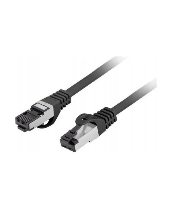 Lanberg S/FTP Καλώδιο Δικτύου Ethernet 0.5m Μαύρο 1τμχ PCF8-10CU-0050-BK