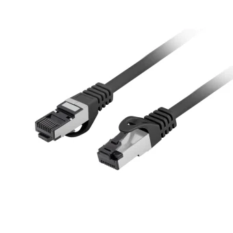 Lanberg S/FTP Cat.8.1 Καλώδιο Δικτύου Ethernet 0.25m Μαύρο 1τμχ PCF8-10CU-0025-BK