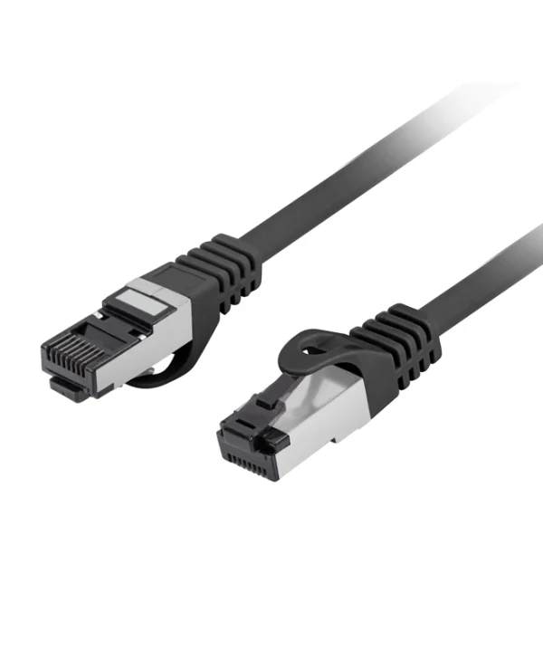 Lanberg S/FTP Cat.8.1 Καλώδιο Δικτύου Ethernet 0.25m Μαύρο 1τμχ PCF8-10CU-0025-BK