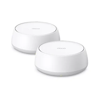 TP-LINK Deco BE22 WiFi Mesh Network Access Point Wi‑Fi 7 Dual Band (2.4 & 5GHz) σε Διπλό Kit Λευκό DECO BE22(2-PACK)