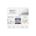 TP-LINK Deco BE22 WiFi Mesh Network Access Point Wi‑Fi 7 Dual Band (2.4 & 5GHz) Λευκό DECO BE22(1-PACK) - Image 4