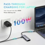 Ugreen CM195 USB-C Docking Station με HDMI 4K PD Γκρι 70411 - Image 7