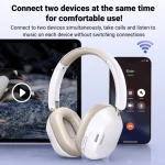Ugreen HP203 Ασύρματα / Ενσύρματα Over Ear Ακουστικά με 45 ώρες Λειτουργίας Μπλε 65384 - Image 4