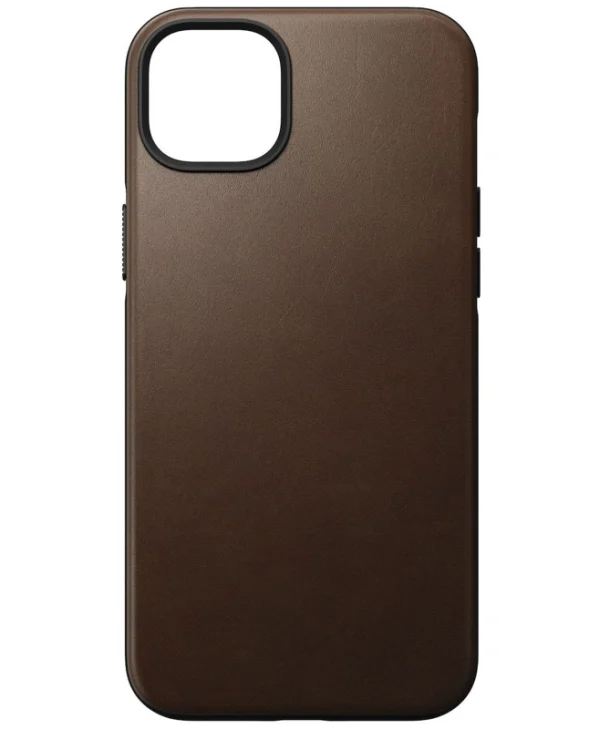 Nomad Modern Rustic Bumper Δερμάτινο 1.1mm Καφέ (iPhone 14 Plus) NM01280385