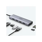 Ugreen CM511 USB-C Docking Station με HDMI 4K Ασημί 60383 - Image 3