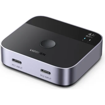 Ugreen USB 2.0 Hub 2 Θυρών με σύνδεση USB-C 55451