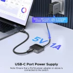 Ugreen USB 2.0 Hub 2 Θυρών με σύνδεση USB-C 55451 - Image 6