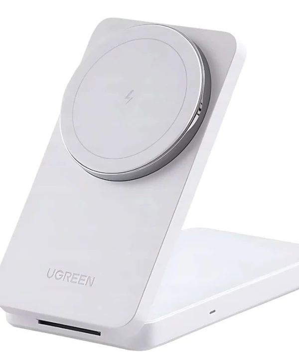 Ugreen Ασύρματος Φορτιστής Qi2 20W Λευκός (W528) 45055