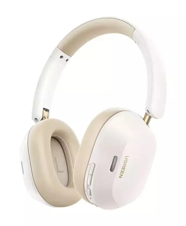Ugreen HP203 Ασύρματα / Ενσύρματα Over Ear Ακουστικά με 45 ώρες Λειτουργίας Λευκά 35758