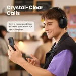 Ugreen HP203 Ασύρματα / Ενσύρματα Over Ear Ακουστικά με 45 ώρες Λειτουργίας Λευκά 35758 - Image 4