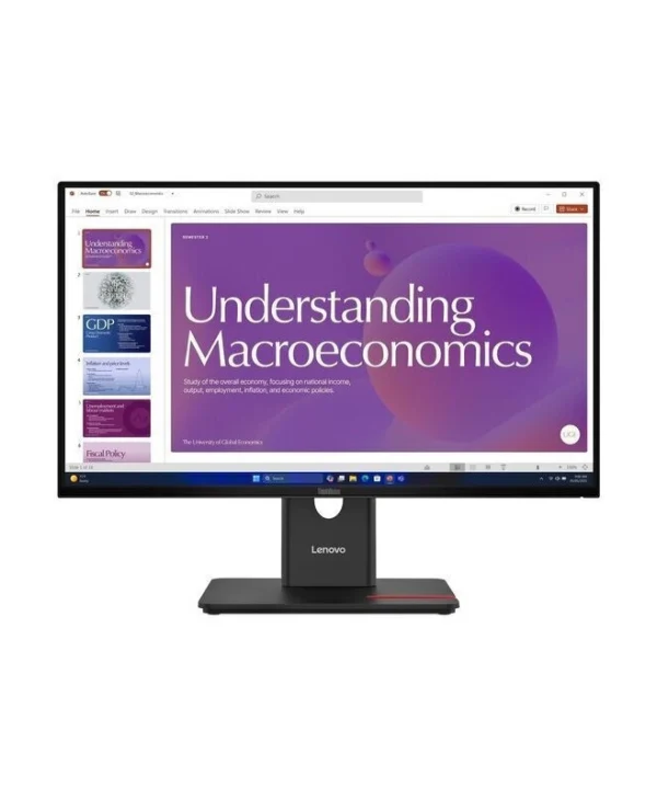 Lenovo ThinkVision T24D-40 IPS Monitor 23.8" FHD 1920x1080 με Χρόνο Απόκρισης 4ms GTG 64B9GAT1EU