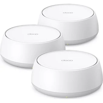TP-LINK Deco BE22 WiFi Mesh Network Access Point Wi‑Fi 7 Dual Band (2.4 & 5GHz) σε Τριπλό Kit Λευκό Deco BE22(3-pack)(EU)