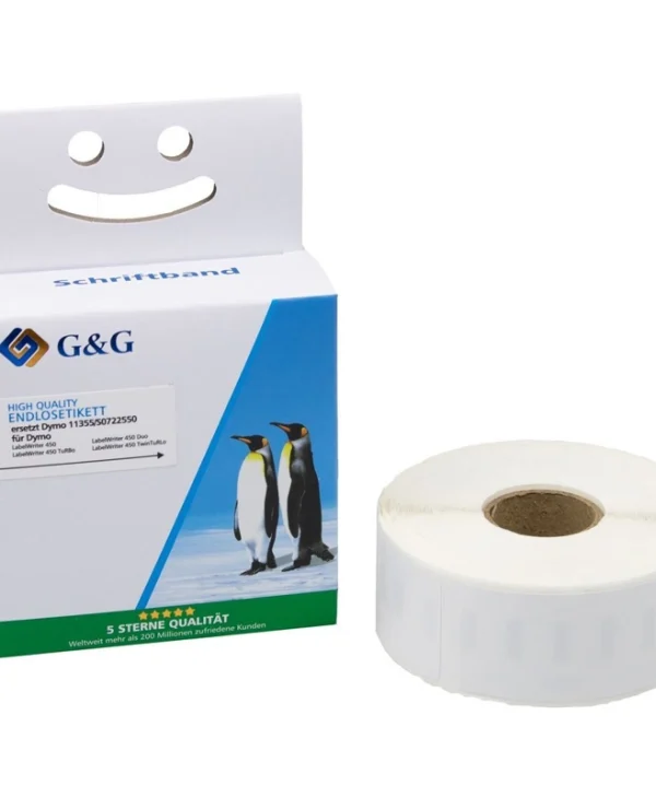 G&G Αυτοκόλλητες Ετικέτες σε Ρολό 19x51mm 15563