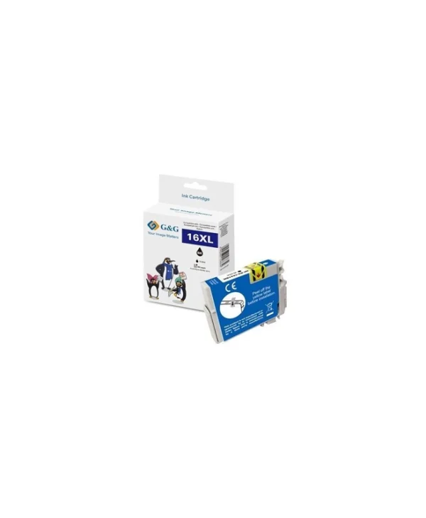 G&G Συμβατό Μελάνι Εκτυπωτή InkJet Epson 16XL, T1631, C13T16314012 500 Σελίδων 17ml 1τμχ 14638