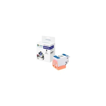 G&G Συμβατό Μελάνι Εκτυπωτή InkJet Epson 202XL 550 Σελίδων Μαύρο 1τμχ 15175