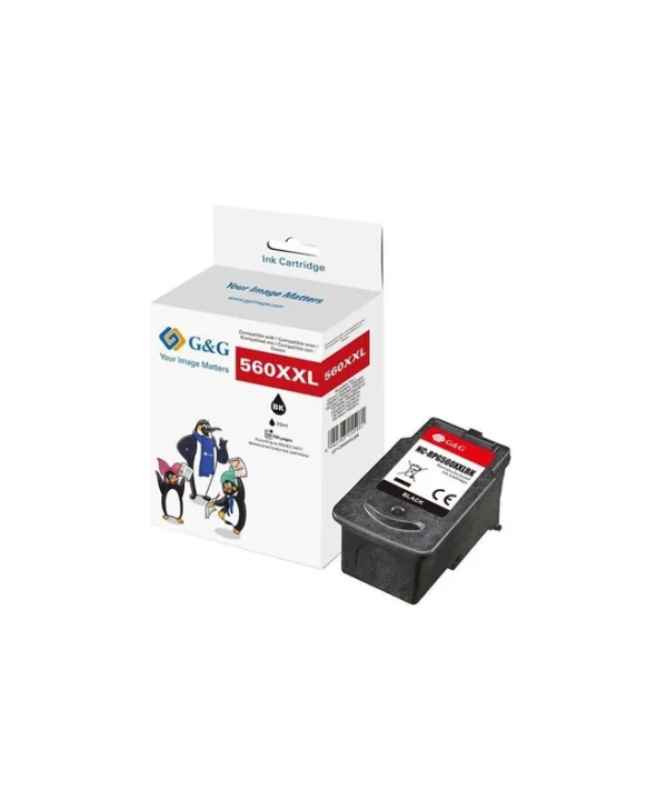 G&G Συμβατό Μελάνι Εκτυπωτή InkJet Canon PG-560XL 1τμχ 20633