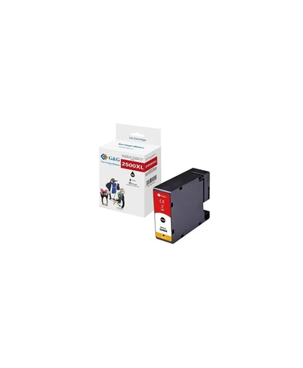 G&G Συμβατό Μελάνι Εκτυπωτή InkJet Canon PGI-2500XLBK Πολλαπλό (Color) 1τμχ 9859