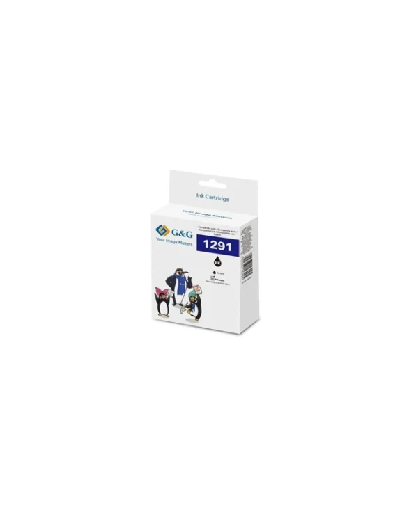 G&G Συμβατό Μελάνι Εκτυπωτή InkJet Epson T1291/C13T12914012 11.2ml Μαύρο 1τμχ 14630