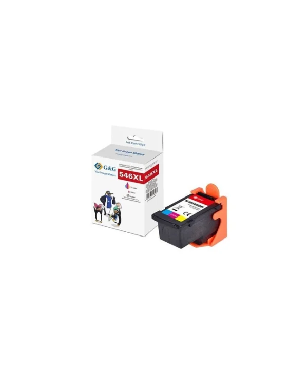 G&G Συμβατό Μελάνι Εκτυπωτή InkJet Canon CL-546XL / 8288B01 13ml Πολλαπλό (Color) 1τμχ 15097
