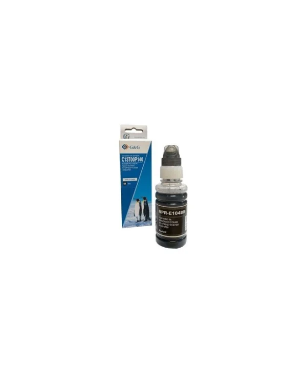 G&G Συμβατό Μελάνι Εκτυπωτή InkJet Epson C13T00P140 65ml Μαύρο 1τμχ 18719