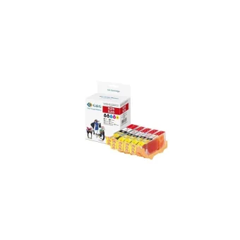G&G Πακέτο Συμβατών Μελανιών Εκτυπωτή InkJet Canon PGI-525BK, CLI-526 Πολλαπλό (Color) 1τμχ 14789