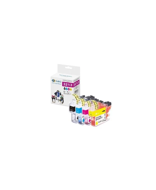G&G Συμβατό Μελάνι Εκτυπωτή InkJet Brother LC-3213VAL Πολλαπλό (Color) 1τμχ 14927