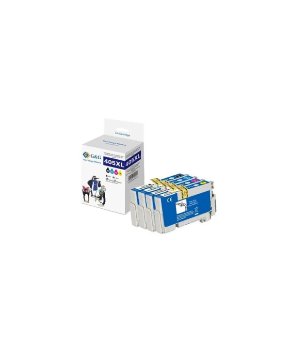 G&G Συμβατό Μελάνι Εκτυπωτή InkJet Epson 405XL Πολλαπλό (Color) 1τμχ 18594