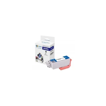 G&G Συμβατό Μελάνι Εκτυπωτή InkJet Epson 26XL/T2621/C13T26214012 500 Σελίδων 8.7ml Μαύρο 1τμχ 14657