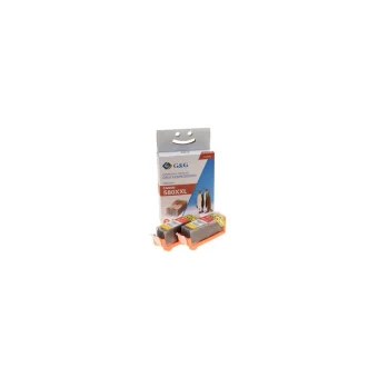 G&G Πακέτο Συμβατών Μελανιών Εκτυπωτή InkJet Canon PGI-580BK XXL 600 Σελίδων 24ml Πολλαπλό (Color) 1τμχ 15968