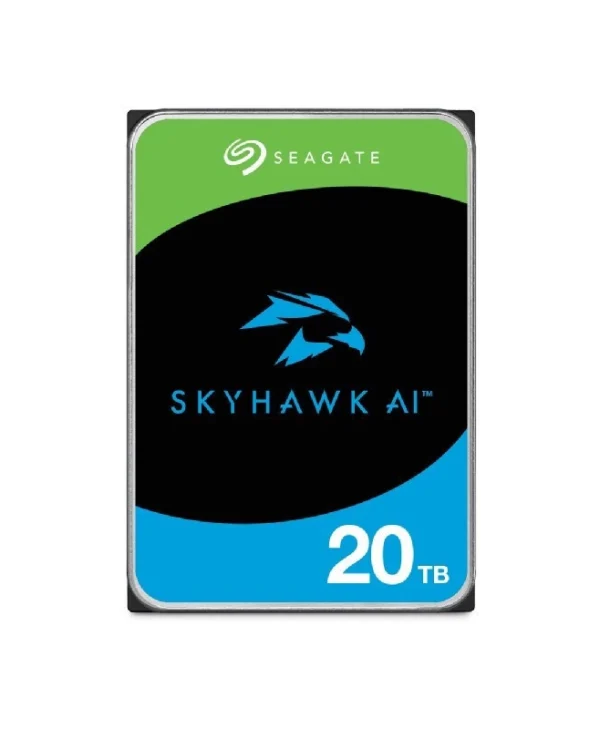 Seagate SkyHawk AI 20TB HDD Σκληρός Δίσκος 3.5" SATA III 7200rpm με 512MB Cache για Καταγραφικό ST20000VE004