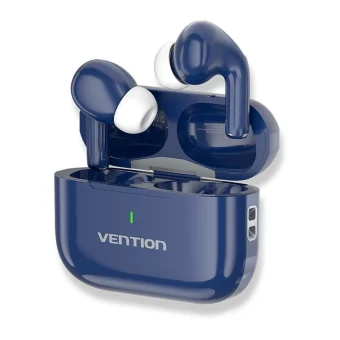 Vention Echo Lite E11 Plus In-ear Bluetooth Handsfree Ακουστικά με Αντοχή στον Ιδρώτα και Θήκη Φόρτισης Μπλε NBVL0-PLUS