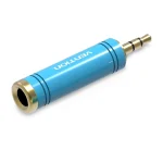 Vention Μετατροπέας 3.5mm male σε 6.3mm female Μπλε 1τμχ VAB-S04-L - Image 2