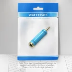 Vention Μετατροπέας 3.5mm male σε 6.3mm female Μπλε 1τμχ VAB-S04-L - Image 3