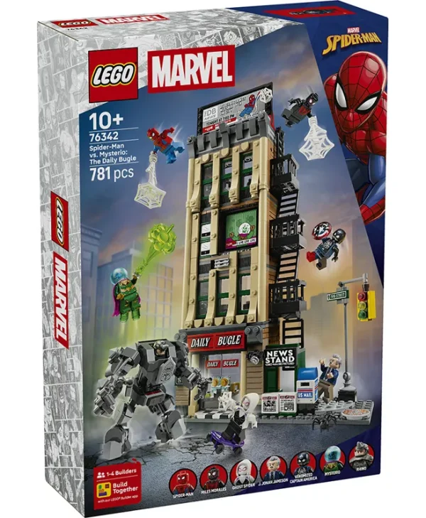 LEGO Marvel Spider-Man vs. Mysterio: The Daily Bugle για 10+ ετών Ετών 781τμχ 76342