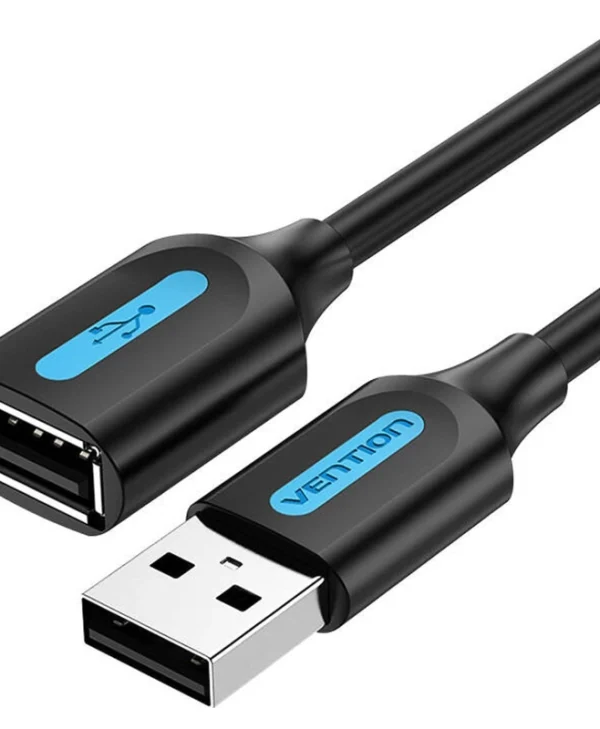 Vention USB 2.0 Cable USB-A male - USB-B female Μαύρο 5m 056485 CBIBJ