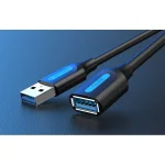 Vention USB 3.0 Cable USB-A male - USB-A female Μαύρο 0.5m (CBHBD) - Image 4