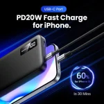 Ugreen PB311 Power Bank 10000mAh 20W Power Delivery / Quick Charge 3.0 Μαύρο 25742 - Image 5