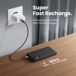 Ugreen PB311 Power Bank 10000mAh 20W Power Delivery / Quick Charge 3.0 Μαύρο 25742 - Image 8