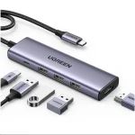 Ugreen Cm511 USB-C Docking Station με HDMI 4K PD Ethernet Γκρι 20956A - Image 2